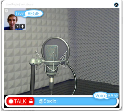 Sprachaufnahme per Videochat betreuen